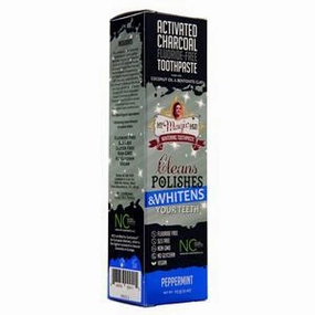 My Magic Mud Activated Charcoal Toothpaste - Fluoride Free Peppermint 4 oz