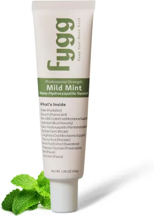 Nano-Hydroxyapatite Dental Varnish | Fluoride-Free Enamel Repair for Sensitive Teeth | Mild Mint Flavor, Suitable for Adults & Kids