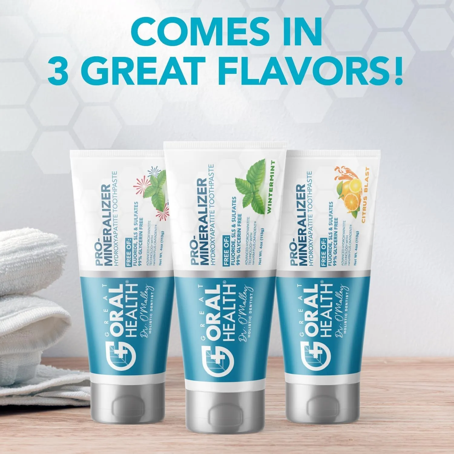 Nano hydroxyapatite Toothpaste Fluoride Free | Pro Remineralizing Toothpaste Plus Anti Cavity Xylitol – Dentist Formulated Tooth Remineralization for Sensitive Teeth & Enamel Support in Wintermint