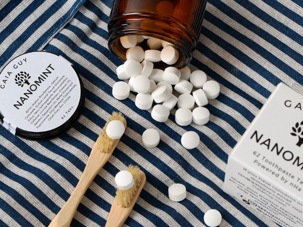 Nano Hydroxyapatite Remineralizing Toothpaste Tabs - Nanomint Toothpaste Tablets