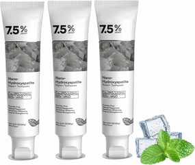 Nano Hydroxyapatite Repair & Protect Toothpaste 4.23oz– Fresh Breath, Strengthens Enamel, Reduces Sensitivity, Fluoride-Free Hydroxyapatite Toothpaste for Sensitive Teeth (3)