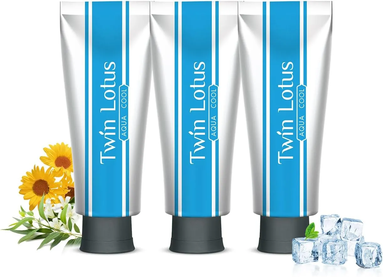 Natural Herbal Toothpaste Recipe for Aqua Cool 3 Packs Bright White and Firm Teeth Fluoride Free Sensitive Teeth Relief
