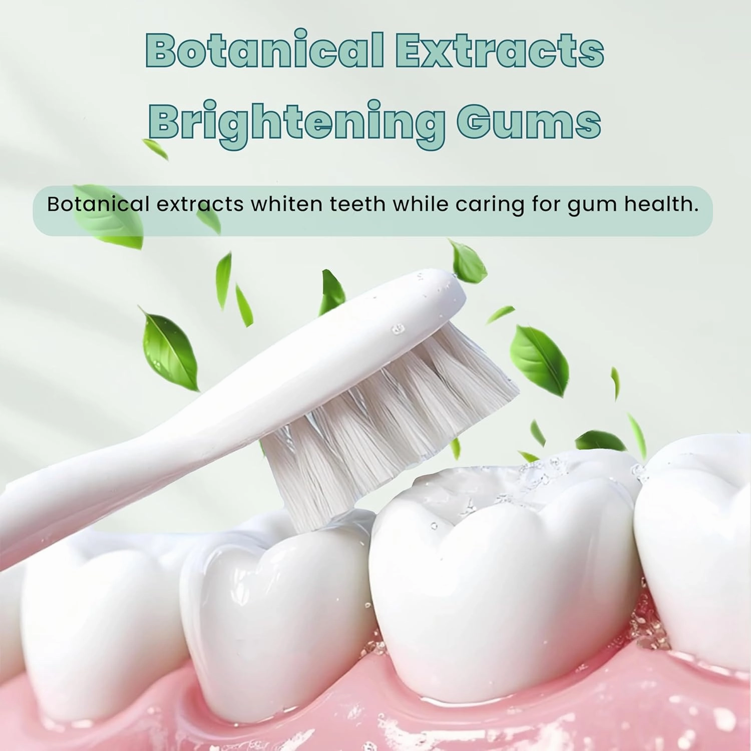 Natural Teeth Whitening Powder – Mint & Coconut Oil Blend, Gentle on Sensitive Teeth, Dentist Recommended, Long-Lasting Fresh Breath