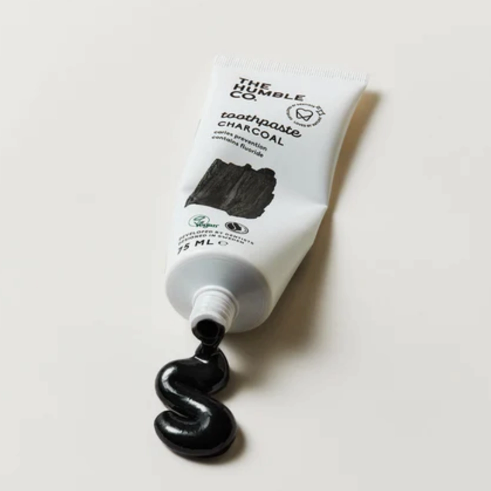 Natural Toothpaste Charcoal with Fluoride