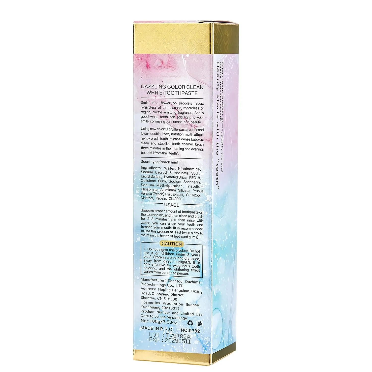 Niacinamide Toothpaste,Niacinamide Whitening Toothpaste,Fresh Breath,Remove Tooth Stains (3pcsB)