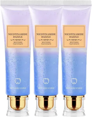 Niacinamide Whitening Toothpaste, Intensive Whitening, Gentle Mint, Breath Freshening, Remove Tartar and Tooth Strengthening (2)