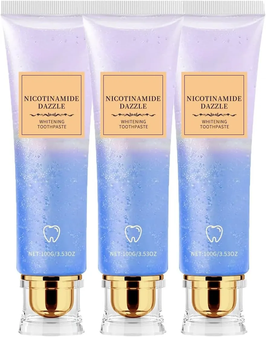 Niacinamide Whitening Toothpaste, Intensive Whitening, Gentle Mint, Breath Freshening, Remove Tartar and Tooth Strengthening (2)