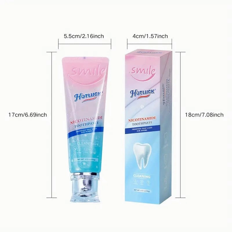 Niacinamide Intensive Whitening Toothpaste - Fresh Breath, Remove Tooth Stains