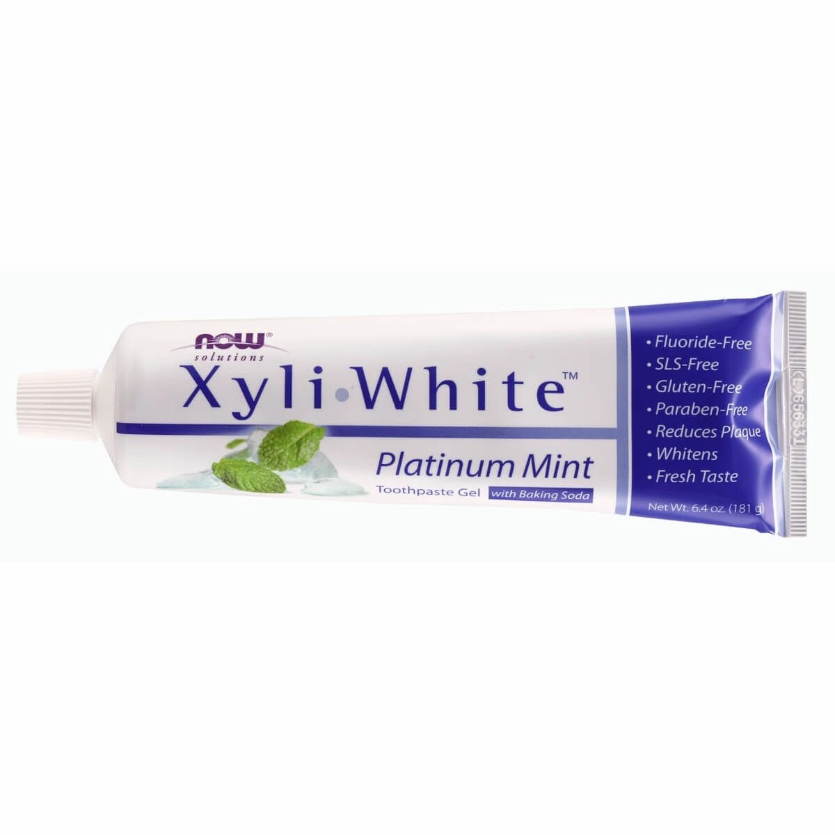 NOW Foods Xyliwhite Toothpaste Gel Platinum Mint 6.4oz