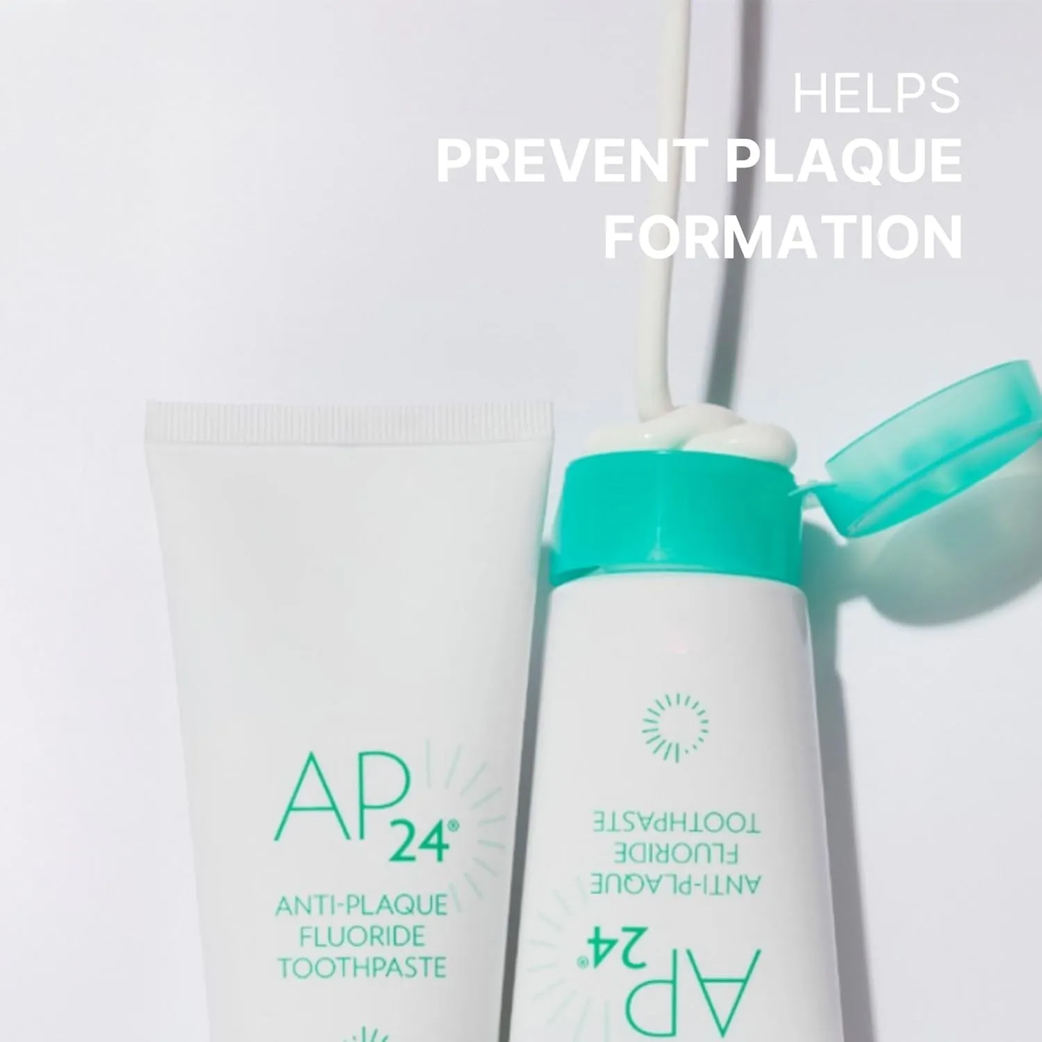 Nu Skin AP 24 Anti-Plaque Fluoride Toothpaste | AP-24 Blend | Hydrated Silica | Vanilla Mint Flavor | Gently Remove Debris | Prevents Dental Cavities & Plaque | Enamel-Safe Whitening | 6 oz | 1 Pack