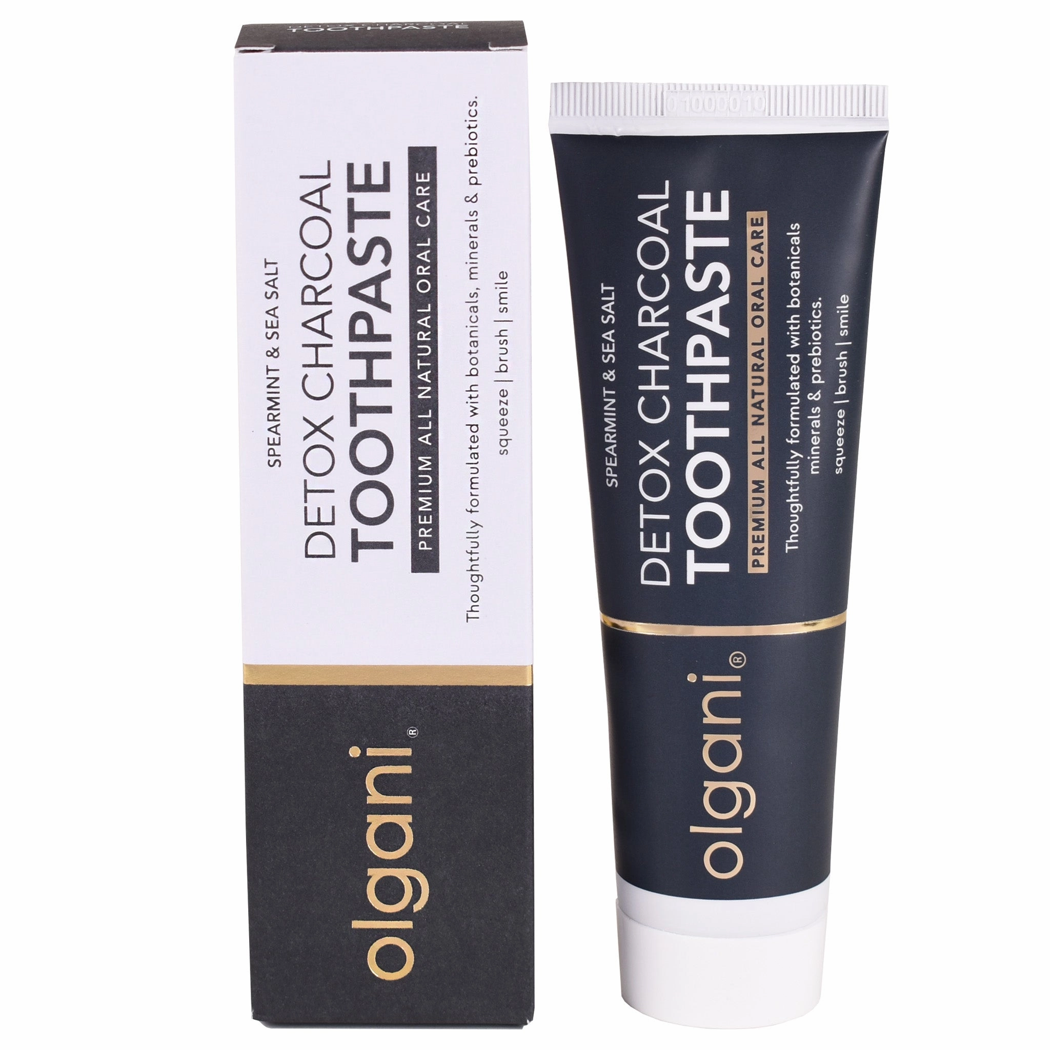 OLGANI DETOXIFYING CHARCOAL TOOTHPASTE 75ML