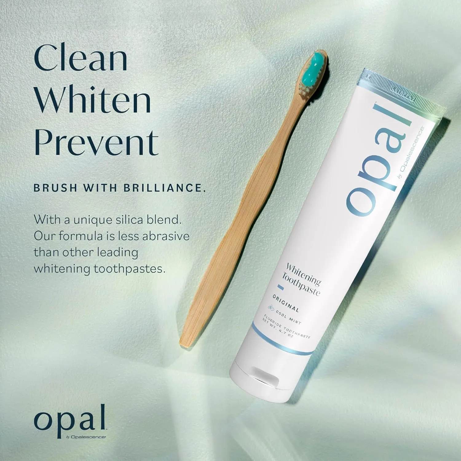 Opalescence Opal Teeth Whitening Toothpaste (Pack of 3) - Cool Mint Original Formula - Oral Care, Gluten-Free - 4.7 Ounce Made by Ultradent -TP-5760-3