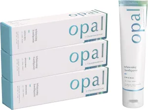 Opalescence Opal Teeth Whitening Toothpaste (Pack of 3) - Cool Mint Original Formula - Oral Care, Gluten-Free - 4.7 Ounce Made by Ultradent -TP-5760-3