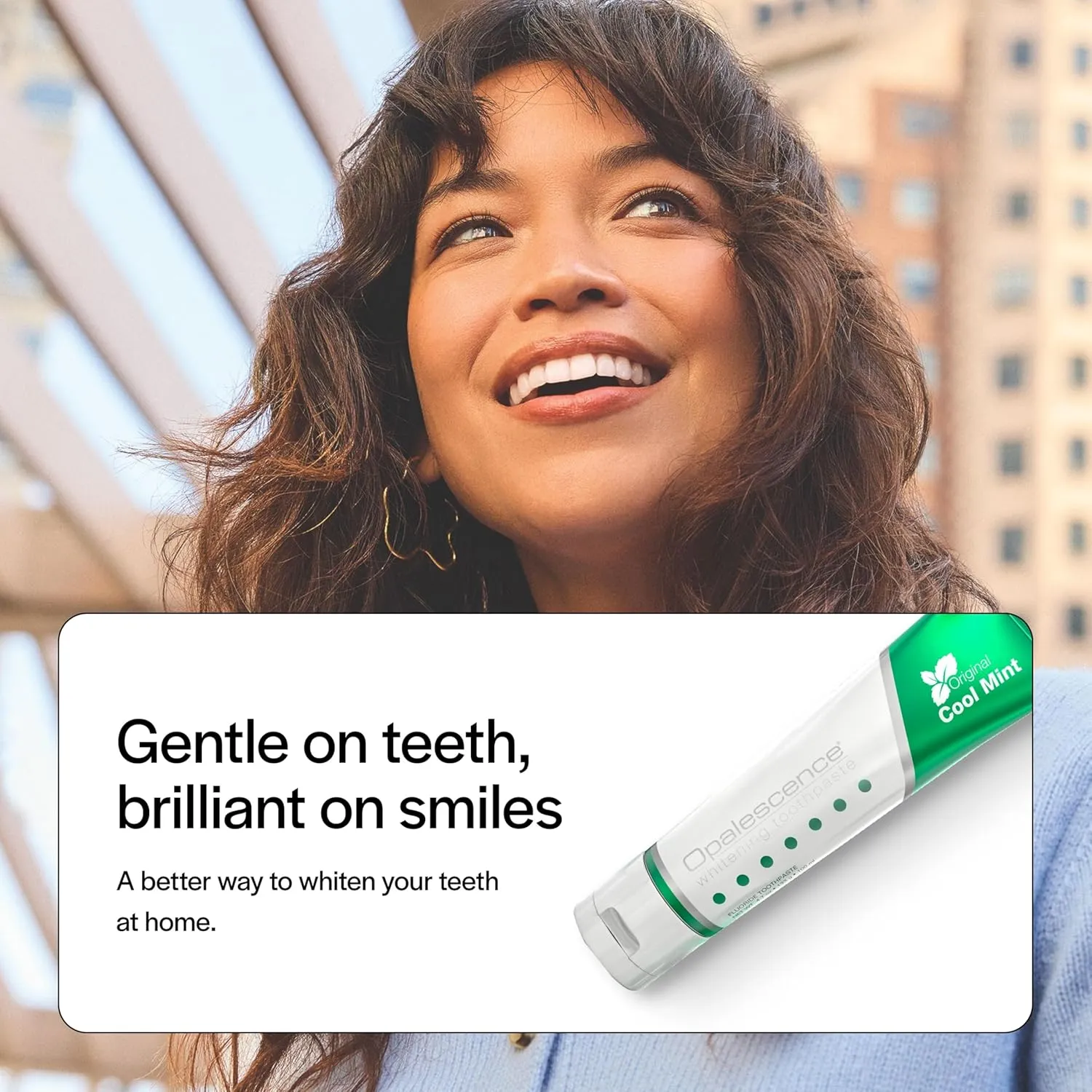 Opalescence Teeth Whitening Toothpaste (Pack of 2) - Cool Mint Original Formula - Oral Care, Gluten-Free - 4.7 Ounce Made by Ultradent.- TP-5166-2