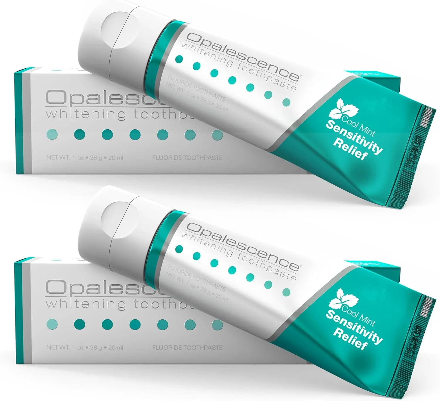 Opalescence Whitening Toothpaste Sensitive Travel Size 1 Ounce (2Pack) Fluoride Teeth Whitening Toothpaste for Sensitive Teeth, Mint Flavor 3472-2