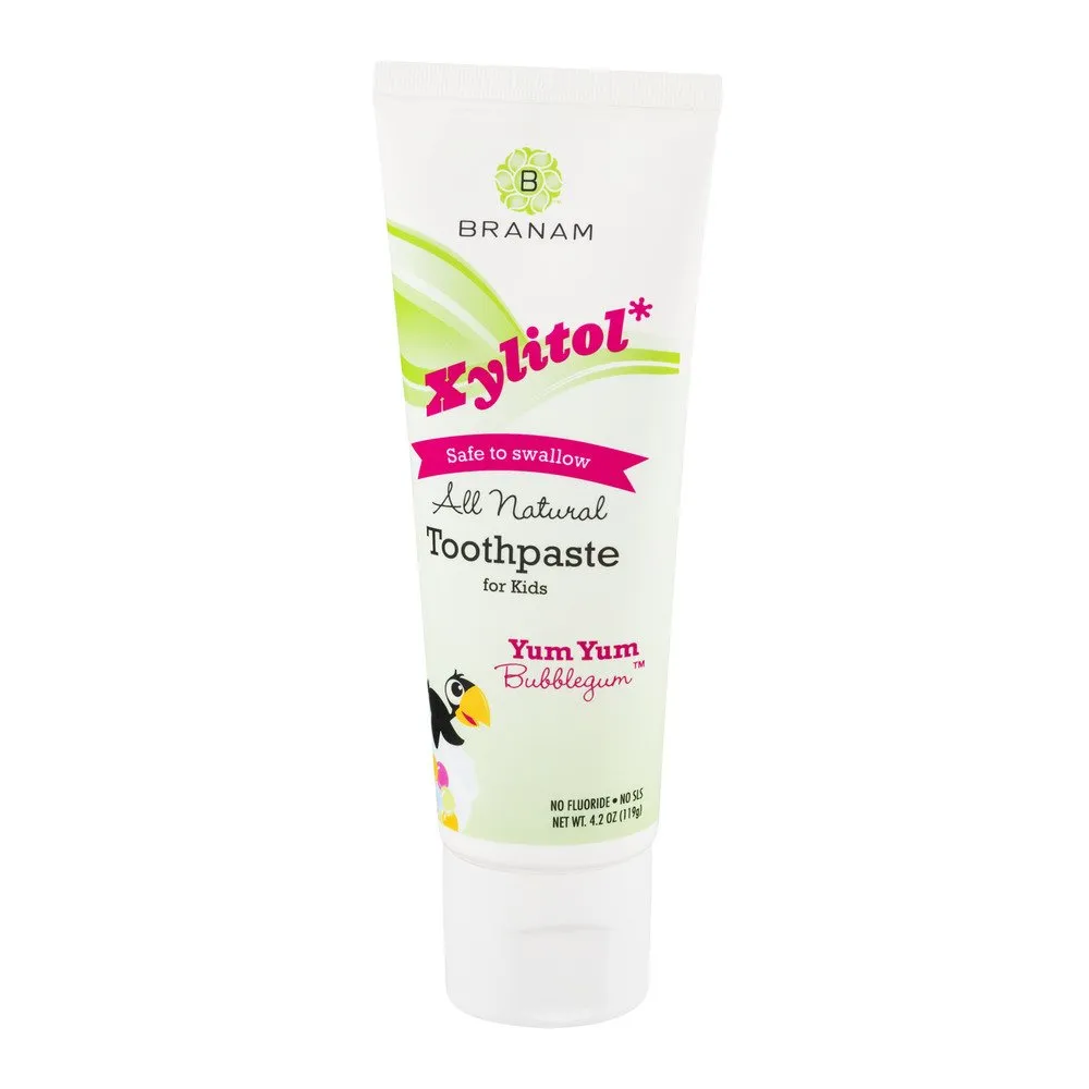 Oral Health Xylitol Toothpaste for Kids, Yum Yum Bubblegum, 4.2 oz (Pack of 2).