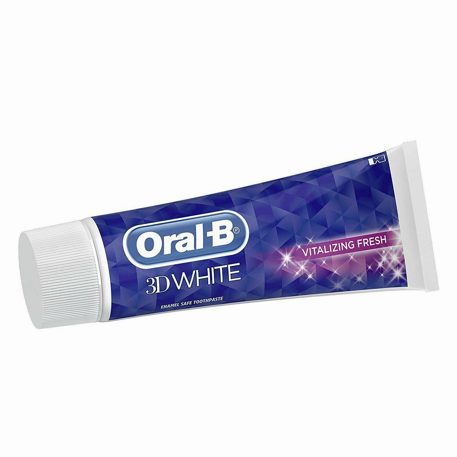 Oral-B 3D White Enamel Safe Toothpaste, Vitalizing Fresh, 6 Pack, 75ml