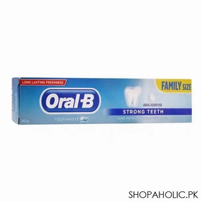 Oral-B Strong Teeth Extra Fresh Gel Toothpaste, 140g