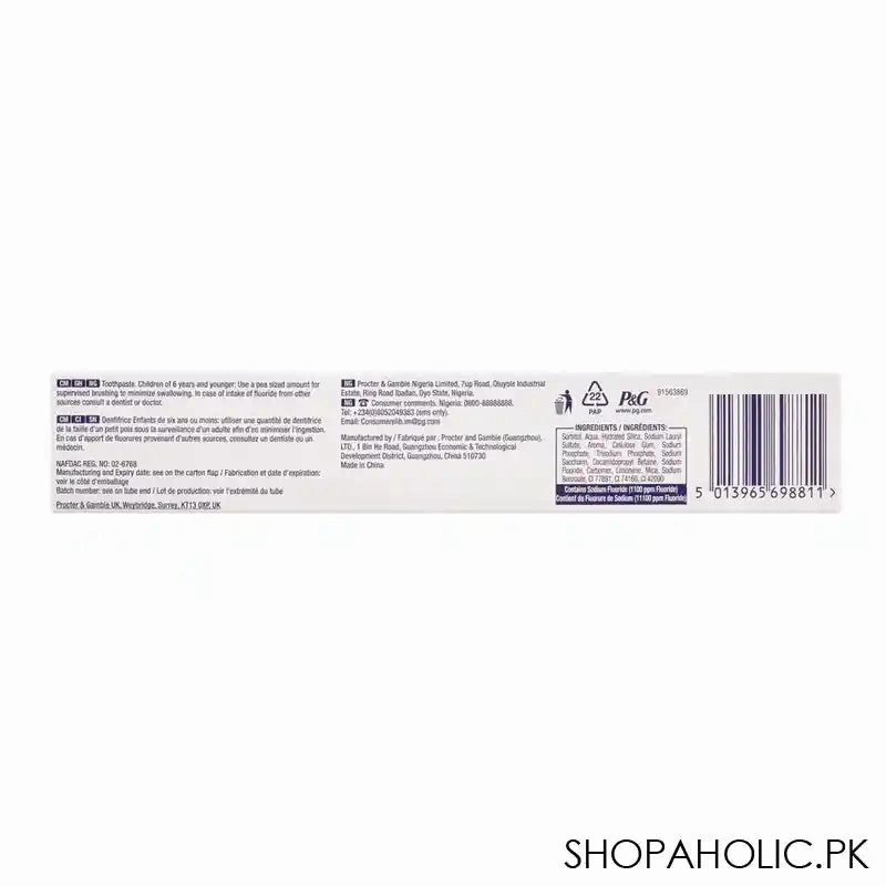 Oral-B Strong Teeth Extra Fresh Gel Toothpaste, 140g