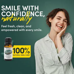 OraMD Original Tooth Oil - Healthy Gums, Fresh Breath and Helps with Sensitive Teeth - All-Natural Solution Better Than Mouthwash (3-Pack)