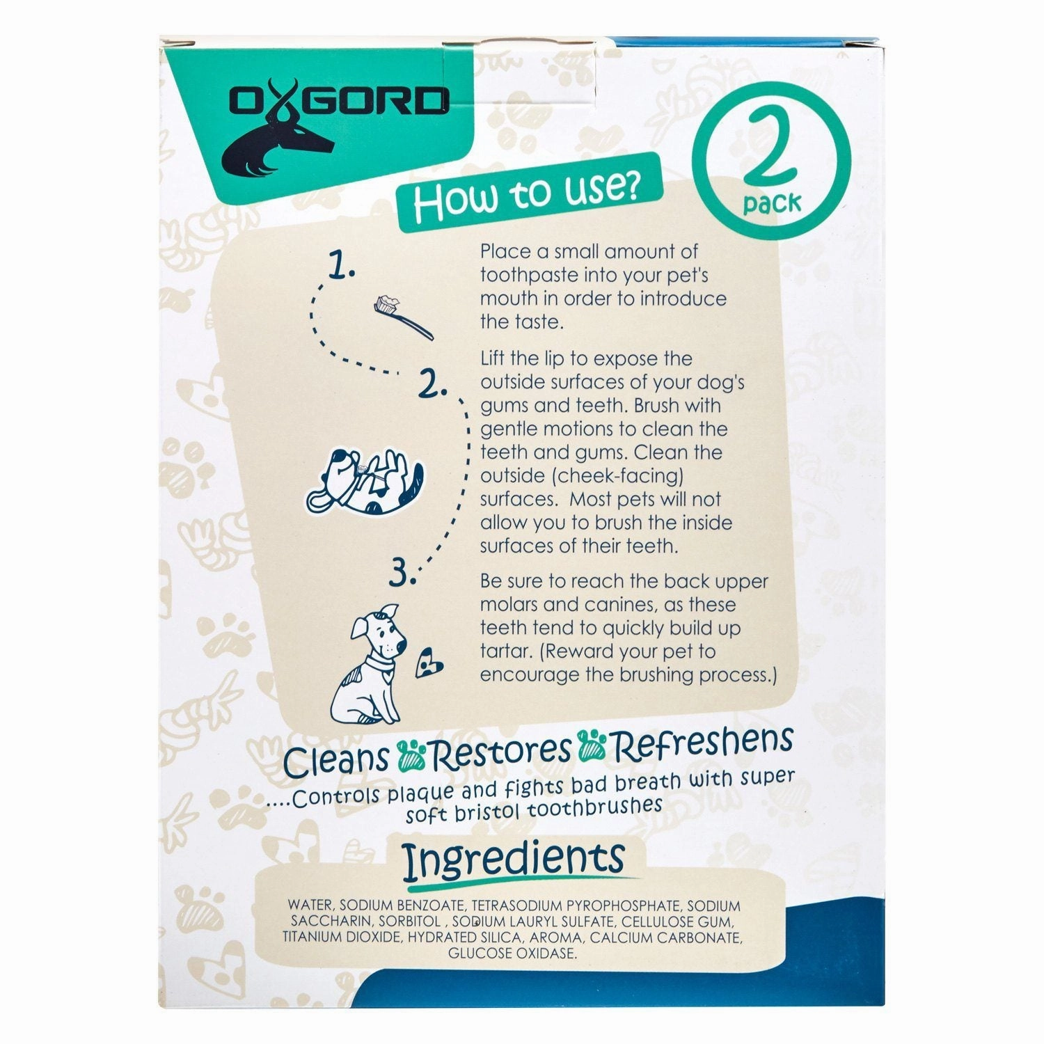 OxGord Oral Care Dental Kit for Dogs