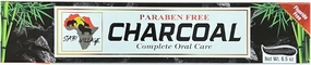 Paraben Free Charcoal Toothpaste, 6.5 oz (6 Pack)