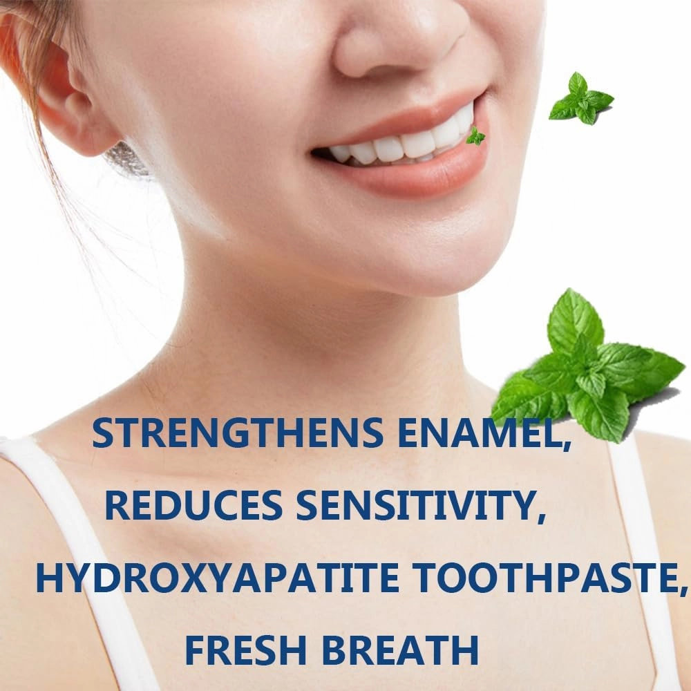 Peachloft Teeth Whitening Toothpaste, 7.5% Nano Hydroxyapatite Toothpaste,Fluoride Free Hydroxyapatite Toothpastes, White Tooth Repair | Enamel Repair & Fresh Breath (2PCS-B, Large)