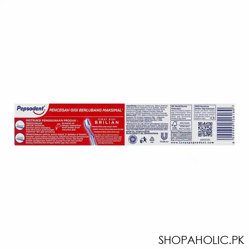 Pepsodent Cavity Preventor Toothpaste, 190g