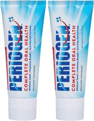 Periogen Toothpaste - Super Cleaning Plaque & Tartar Control Formula - SLS Free- 2-Pack