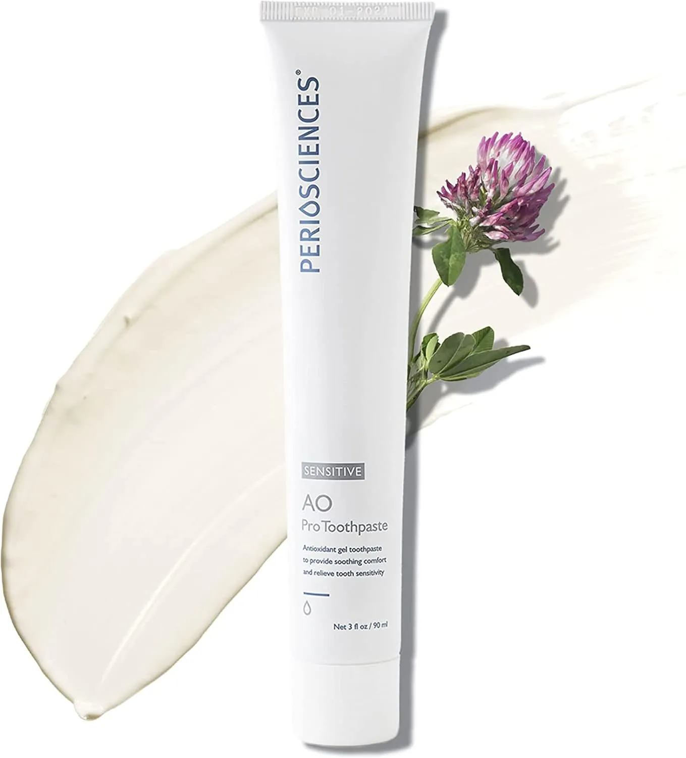 PerioSciences AO Pro Sensitive Toothpaste with Nano Hydroxyapatite, Reduces Sensitivity, Remineralizing, 3 fl oz / 90ml
