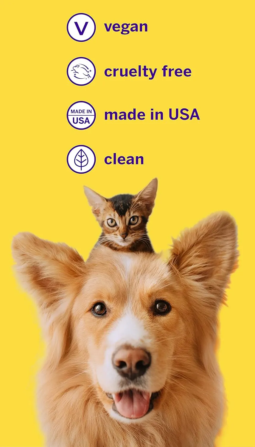 Petsmile Professional Pet Teeth Brushing Kit for Cats & Dogs- Only VOHC Accepted Toothpaste & Patented Toothbrush - Proven to Control Plaque & Tartar Calprox Formula (London Broil, 4.2 Oz)