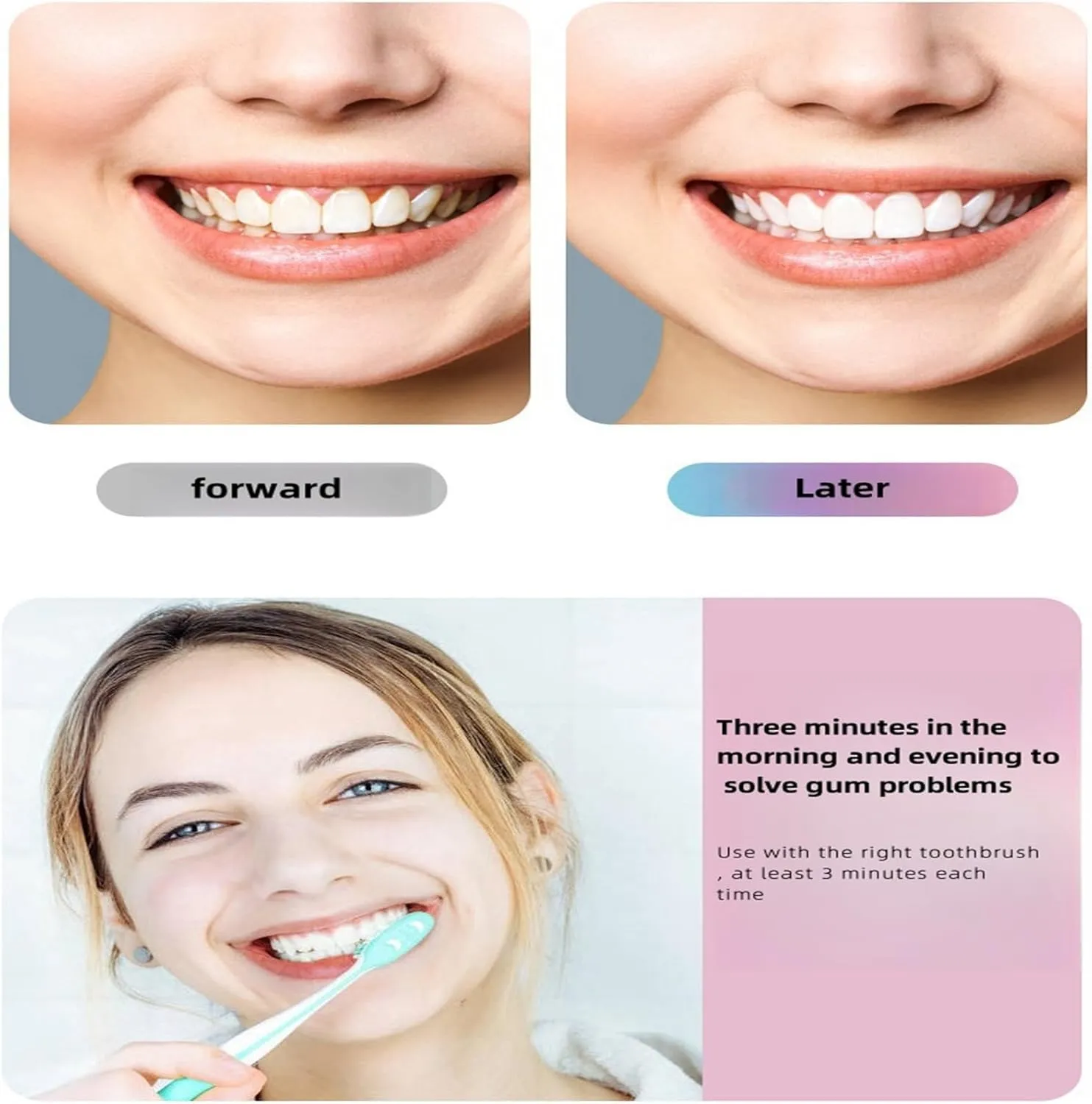 Pipiup Toothpaste,Pipiup Radiant Whitening Toothpastes,Niacinamide Whitening Toothpaste,Fresh Breath,Remove Tooth Stains (one Size, 3pcs)