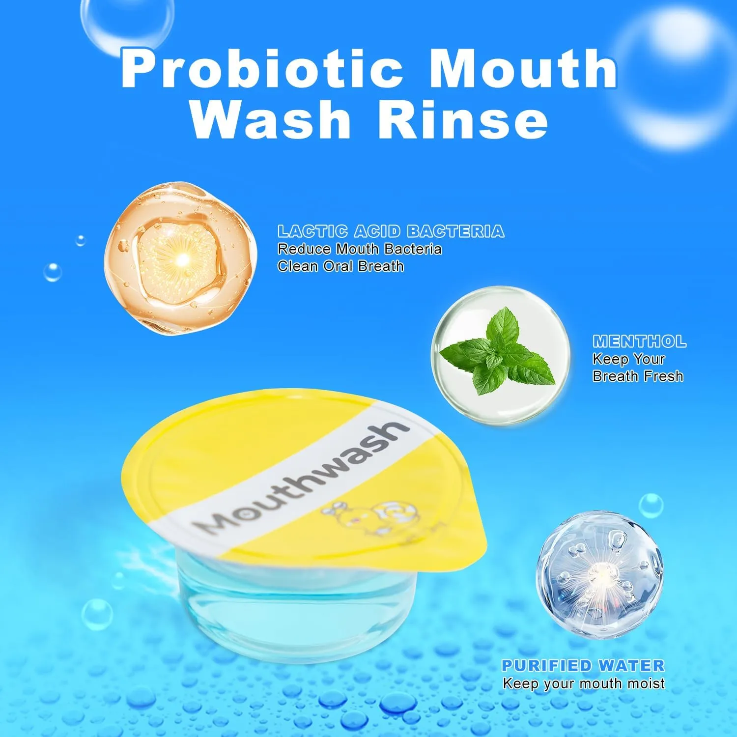 Probiotic MouthWash, Oral Rinse (Mint)