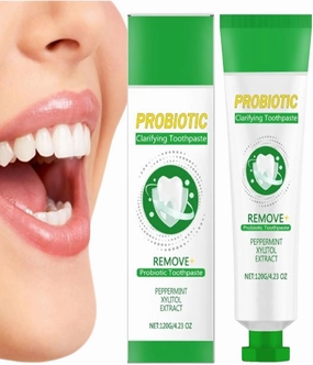 Probiotic Clarifying Toothpaste, Gum Care & Fresh Breath, Natural Probiotic-Enriched Formula, Toothpaste for Sensitive Teeth Protection (1PC)