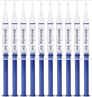 ProDental Teeth Whitening Gel Syringe Refill 10 Pack, 35% Carbamide Peroxide - 60 Treatments, Faster Results Than Tooth Whitening Strips - Pen - Powders and Toothpaste, Safe for Sensitive Teeth