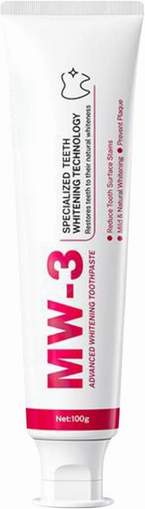 Professional Whitening Toothpaste for Sensitive Teeth - Enamel Safe Stain Removal, Fresh Breath, Plaque & Tartar Control - Gentle Whitening, Cavity Protection - Mint Flavor (2)