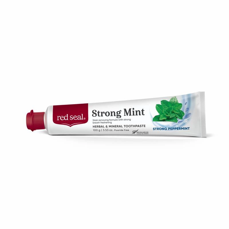 Red Seal Herbal & Mineral Strong Mint Toothpaste 100g