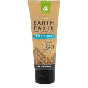 Redmond Earthpaste, Natural Non-Flouride Toothpaste, Peppermint, 4 Ounce (Pack of 12)
