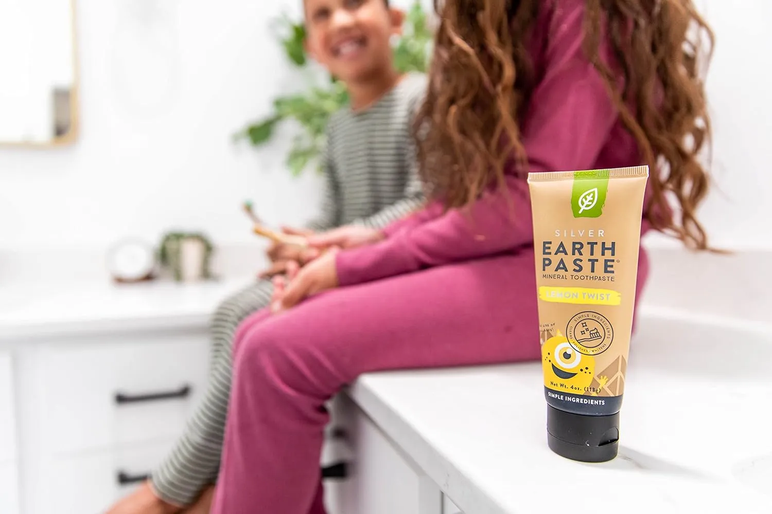 Redmond Earthpaste with Silver | Natural Non-Fluoride Toothpaste Bundle