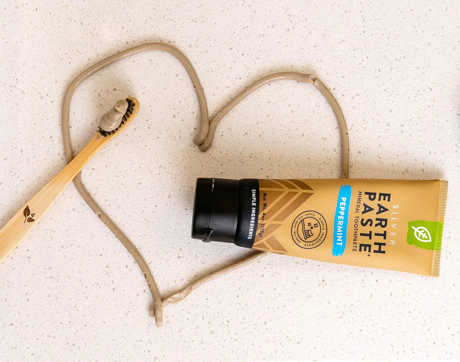 Redmond Earthpaste with Silver | Natural Non-Fluoride Toothpaste Bundle