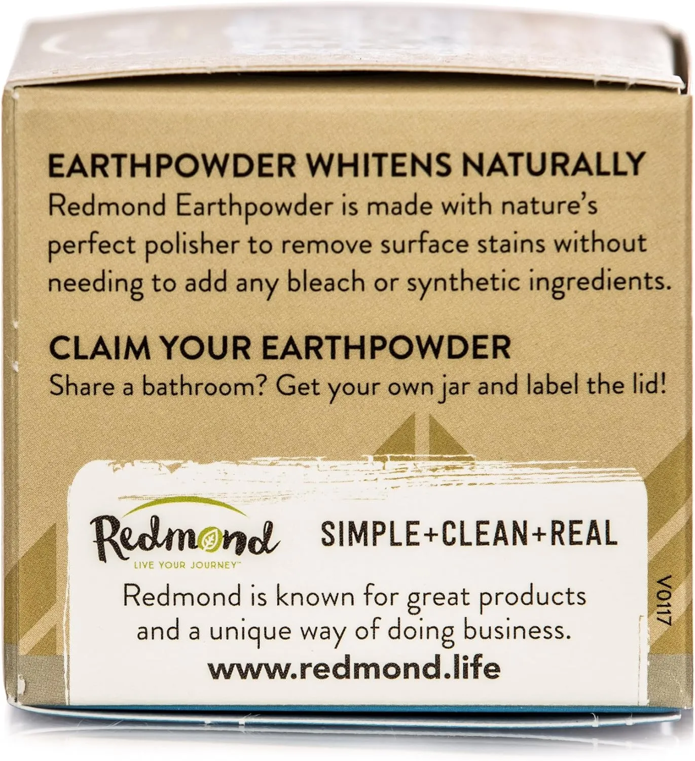 Redmond Earthpowder, All Natural Tooth and Gum Powder Bentonite Clay, Peppermint