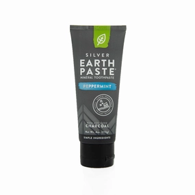Redmond Earthpaste Toothpaste With Silver Peppermint And Charcoal