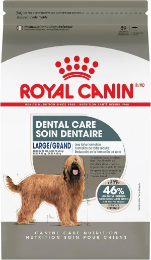 Royal Canin Large Dog Dental Care Dry Dog Food, 30 lb bag