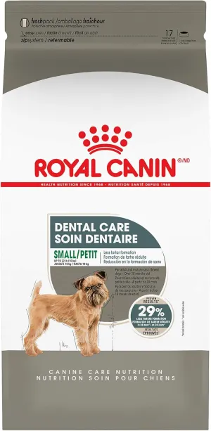 Royal Canin Small Dog Dental Care Dry Dog Food, 17 lb bag