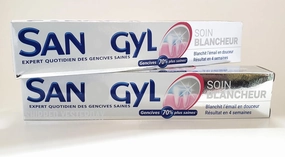 Sangyl Soin Blancheur Toothpaste Expert Daily Whitening Care for Healthy Gums [Set of 2]