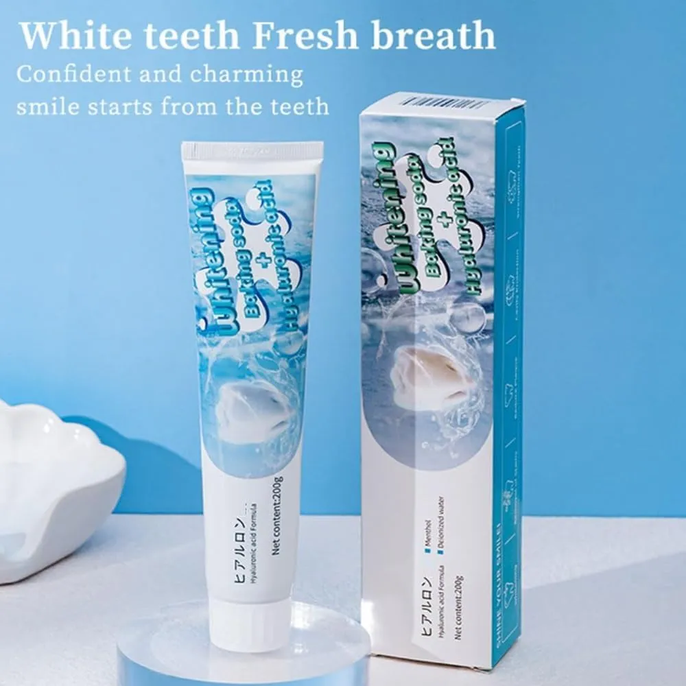 Scoban Whitening Toothpaste Set, 2025 New Scoban Teeth Whitening with Baking Soda, Double Mint Toothpaste Freshens Breath, Removes Yellowing and Stains, Promotes Healthy Teeth (2)