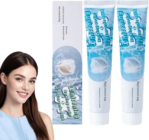 Scoban Whitening Toothpaste Set, 2025 New Scoban Teeth Whitening with Baking Soda, Double Mint Toothpaste Freshens Breath, Removes Yellowing and Stains, Promotes Healthy Teeth (2)