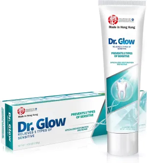 Sensitive Toothpaste for Adults - Fluoride Free Hydroxyapatite Remineralizing Toothpaste for Enamel Repair and Teeth Crack Repair, Minty