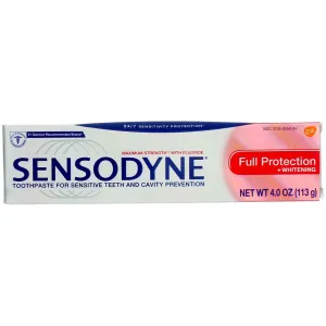 Sensodyne Full Prot Size 4 Oz Sensodyne Full Protection Plus Whitening Toothpaste