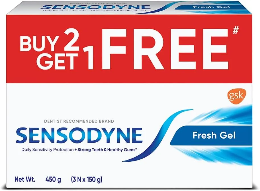 Sensodyne Sensitive Toothpaste Combo Pack 3 x 150g